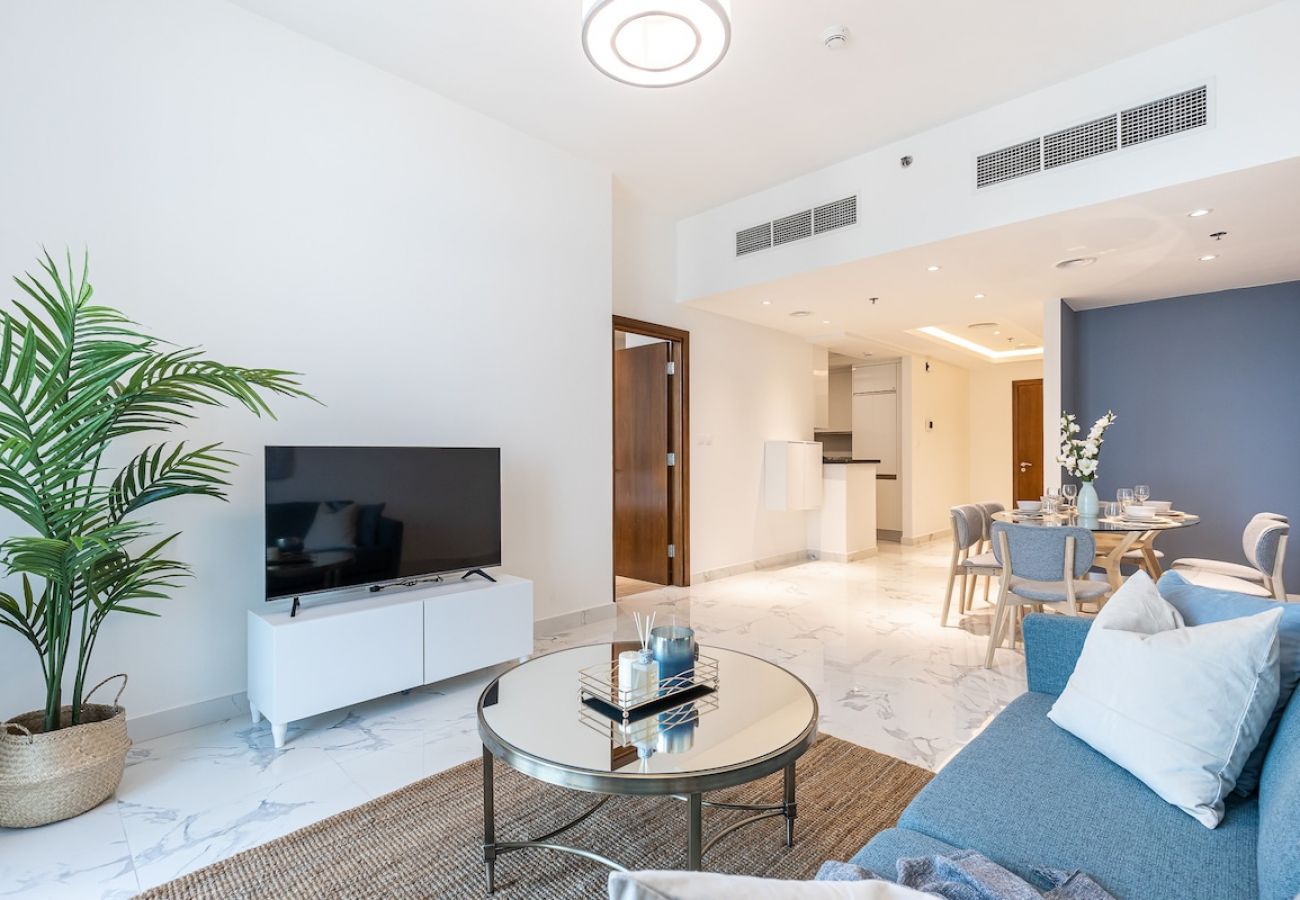Апартаменты на Dubai - Superb 1-Bedroom Apartment in Amna Tower – Stunning Views of Burj Khalifa & Business Bay