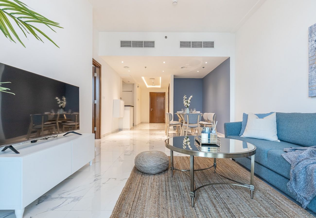 Апартаменты на Dubai - Superb 1-Bedroom Apartment in Amna Tower – Stunning Views of Burj Khalifa & Business Bay
