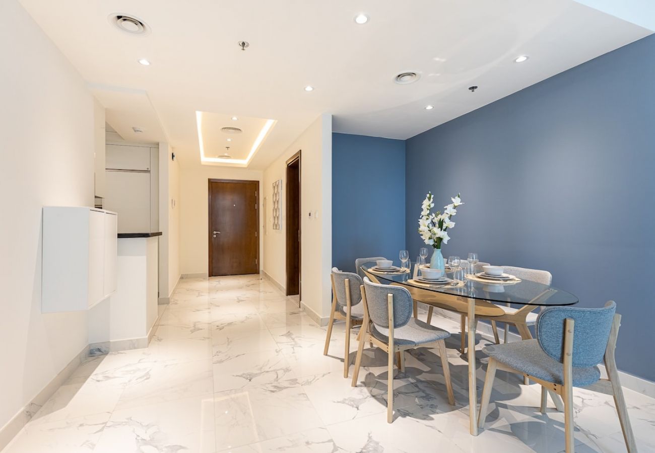 Апартаменты на Dubai - Superb 1-Bedroom Apartment in Amna Tower – Stunning Views of Burj Khalifa & Business Bay