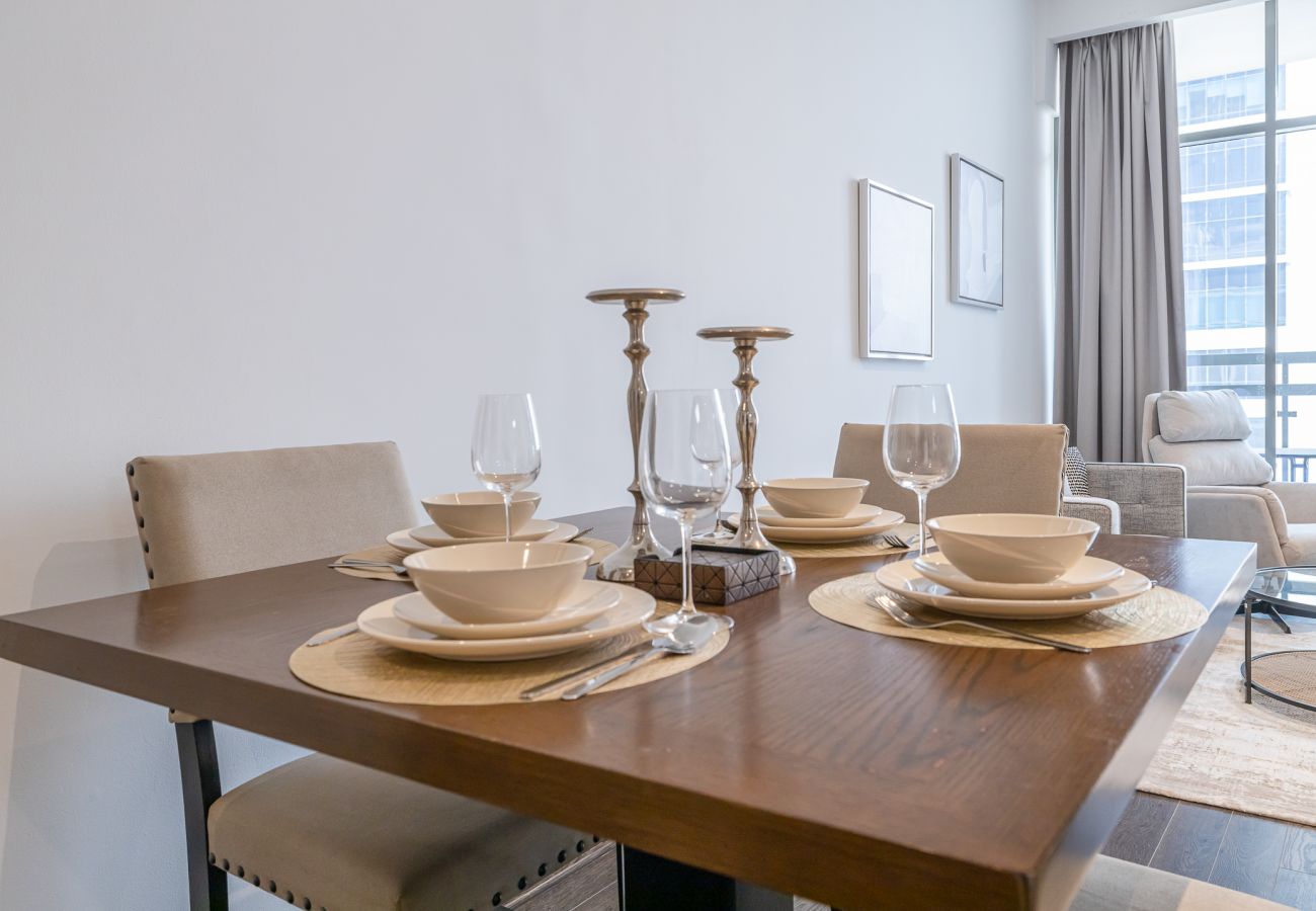 Апартаменты на Dubai - Modern 1BDR Apartment with Excellent City View / Media city 