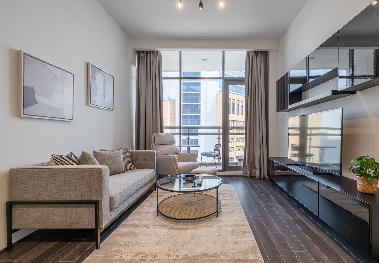 Апартаменты на Dubai - Modern 1BDR Apartment with Excellent City View / Media city 