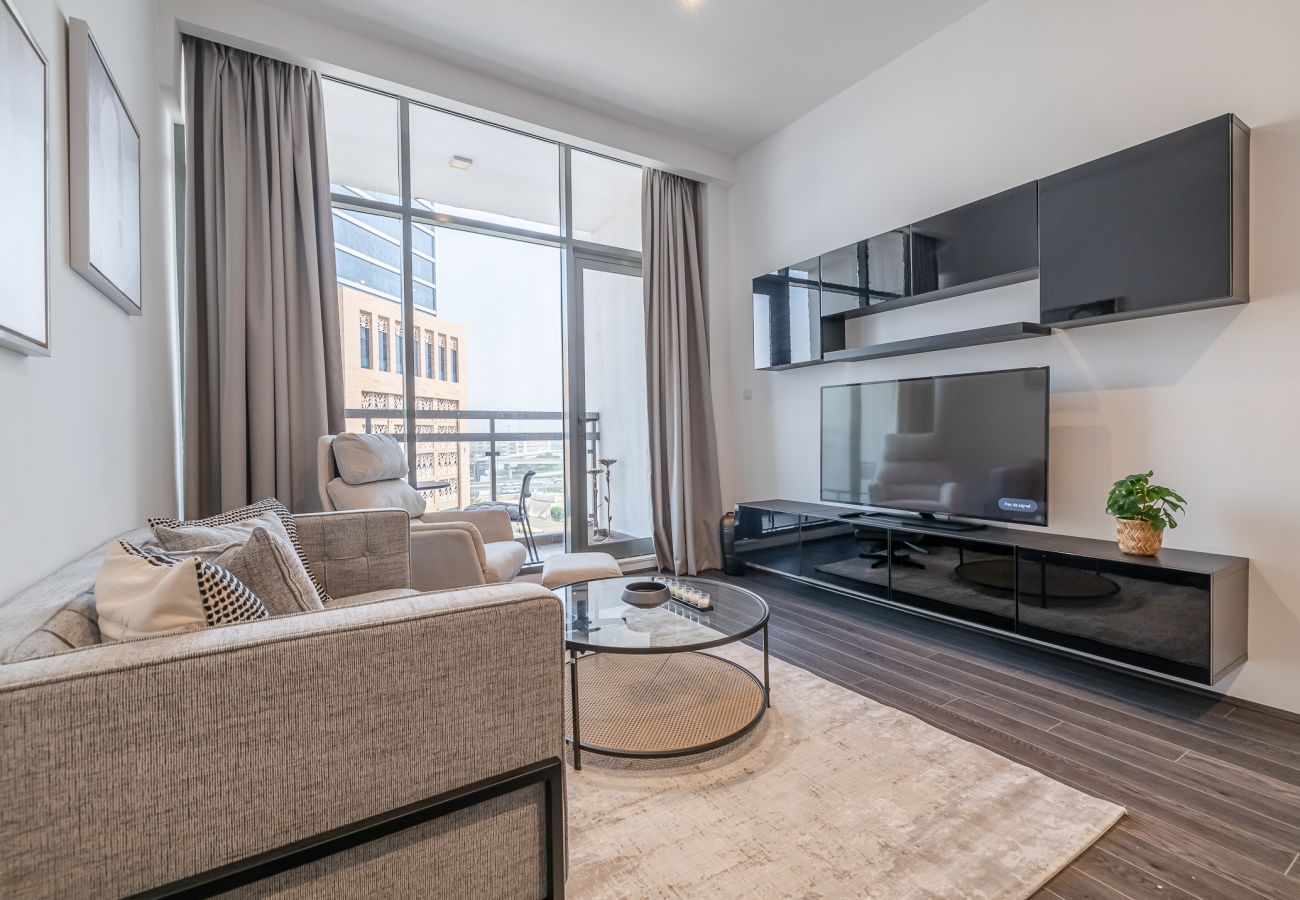 Апартаменты на Dubai - Modern 1BDR Apartment with Excellent City View / Media city 