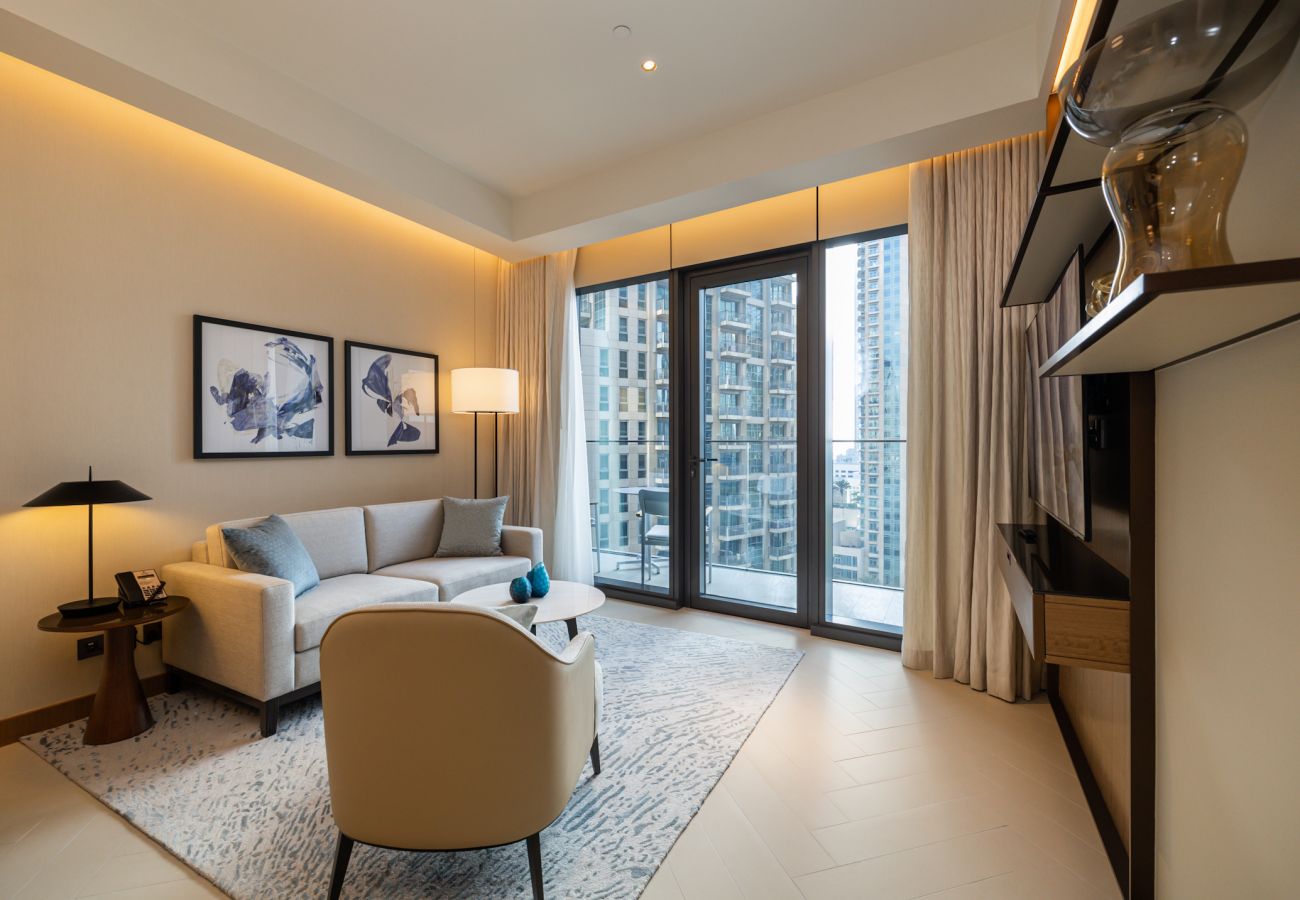 Апартаменты на Dubai - Elegant 1-Bedroom Apartment in Downtown Dubai – Address Opera