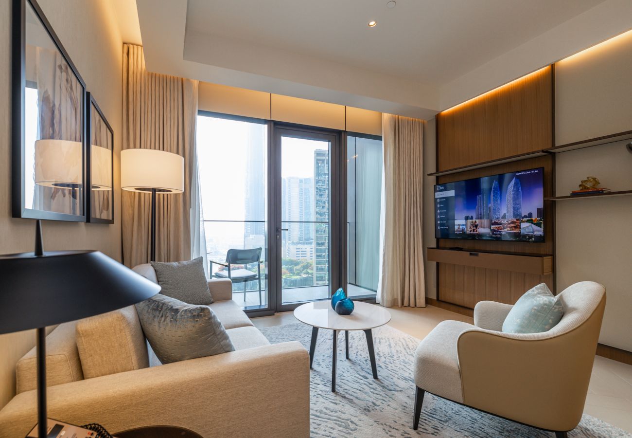 Апартаменты на Dubai - Elegant 1-Bedroom Apartment in Downtown Dubai – Address Opera