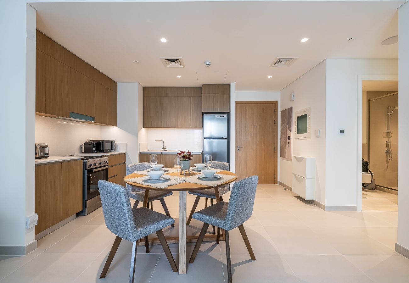 Апартаменты на Dubai - Chic 1-Bedroom Apartment | Surf, Creek Beach – Dubai Creek Harbour