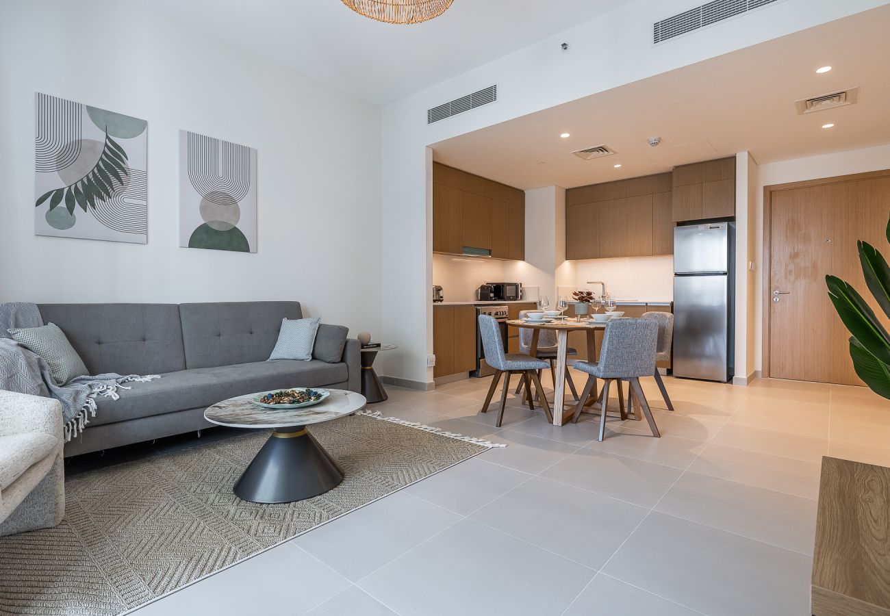 Апартаменты на Dubai - Chic 1-Bedroom Apartment | Surf, Creek Beach – Dubai Creek Harbour