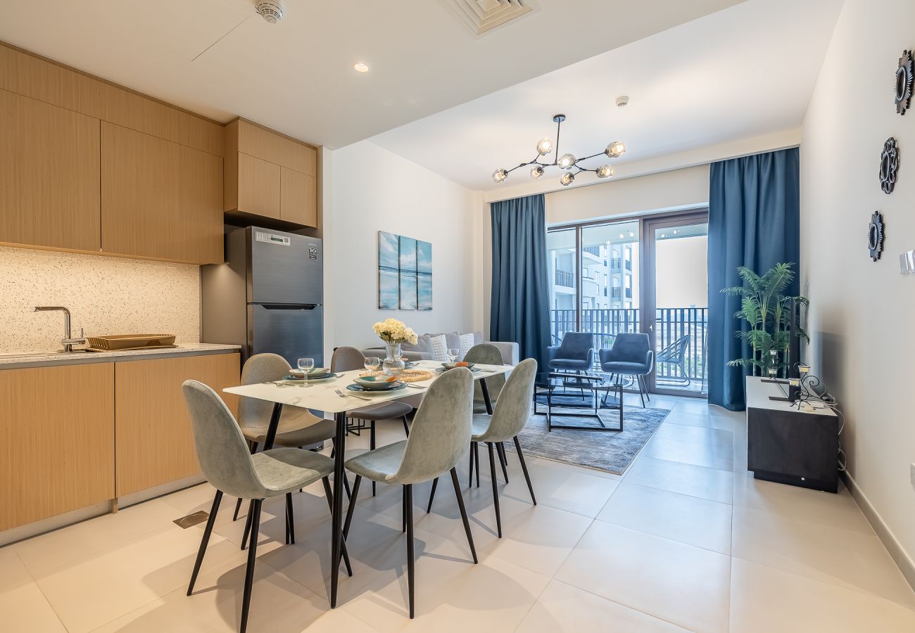 Апартаменты на Dubai - Eccentric 1-Bedroom Apartment in Dubai Creek Harbour with Stunning Views