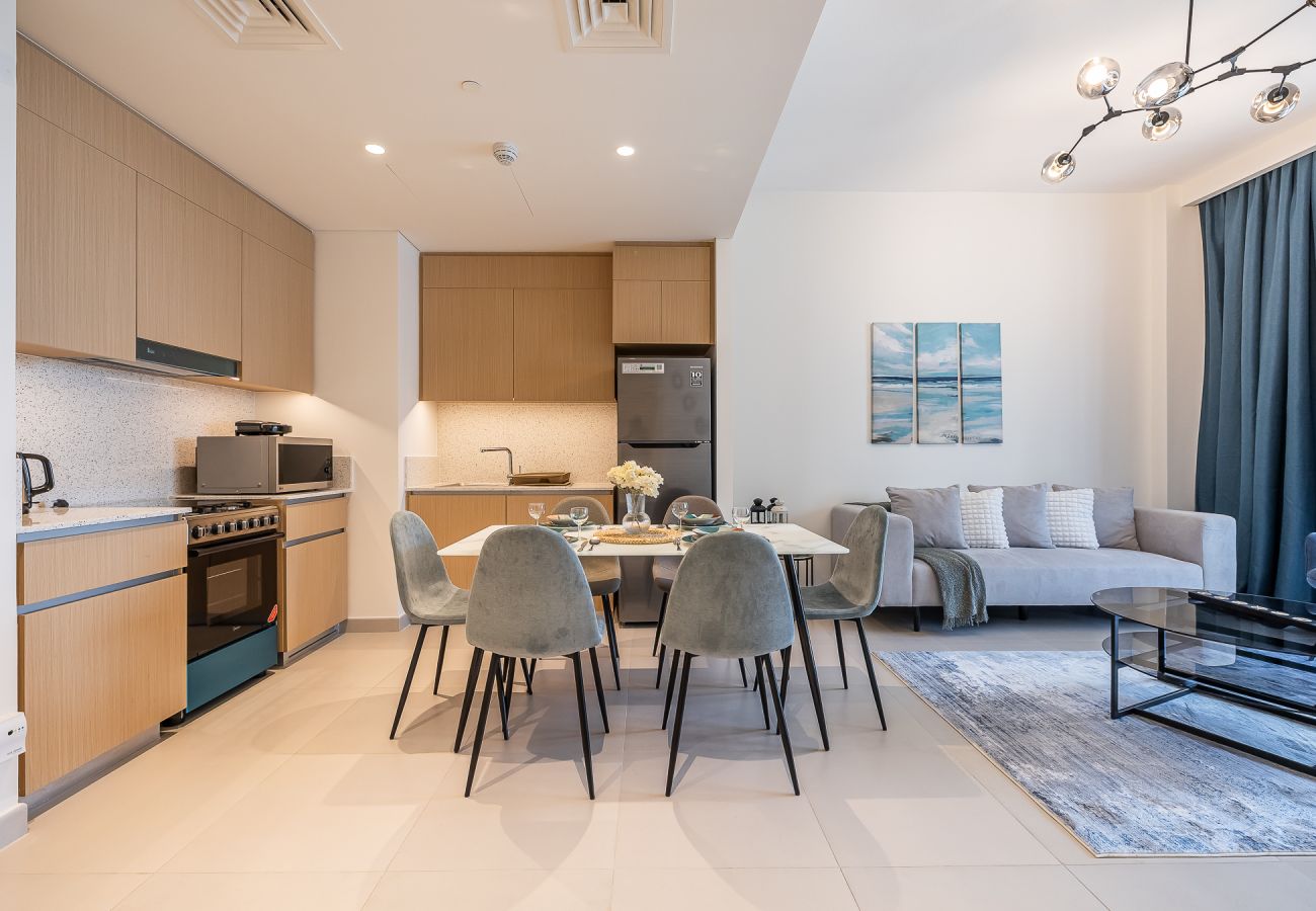 Апартаменты на Dubai - Eccentric 1-Bedroom Apartment in Dubai Creek Harbour with Stunning Views