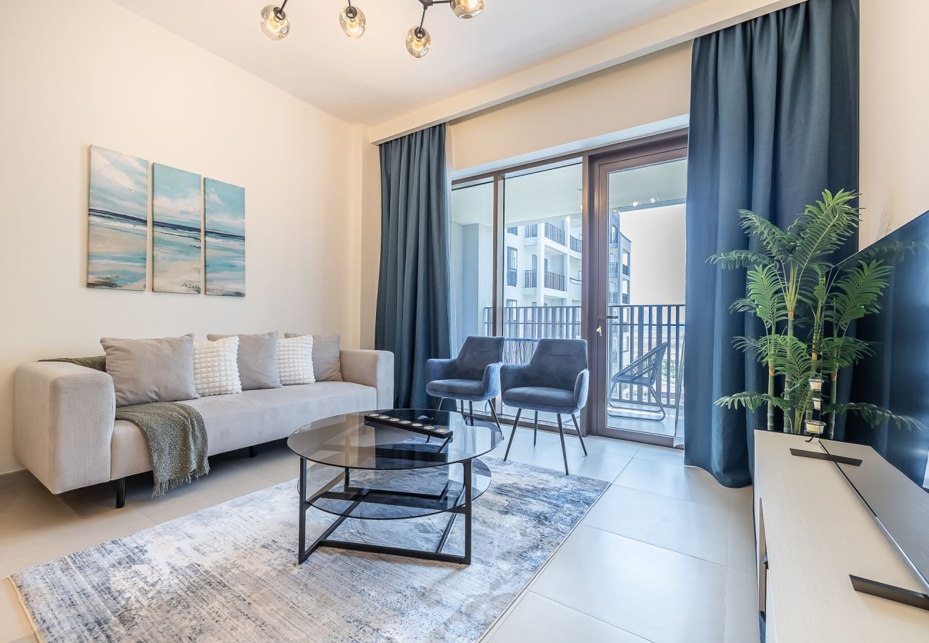 Апартаменты на Dubai - Eccentric 1-Bedroom Apartment in Dubai Creek Harbour with Stunning Views