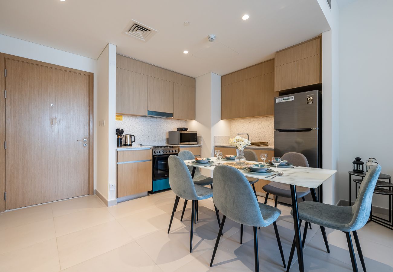 Апартаменты на Dubai - Eccentric 1-Bedroom Apartment in Dubai Creek Harbour with Stunning Views