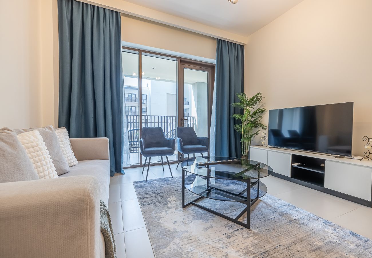 Апартаменты на Dubai - Eccentric 1-Bedroom Apartment in Dubai Creek Harbour with Stunning Views