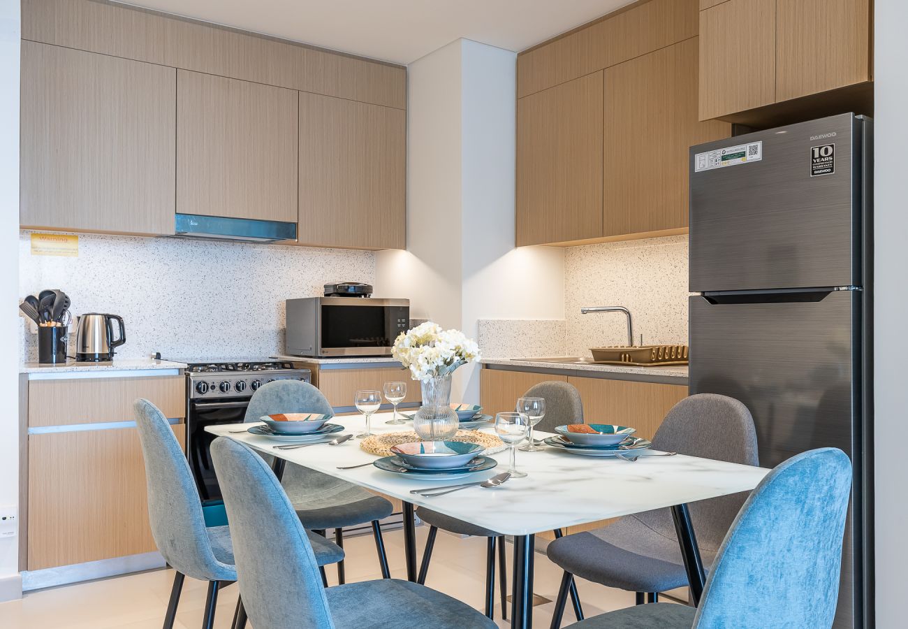 Апартаменты на Dubai - Eccentric 1-Bedroom Apartment in Dubai Creek Harbour with Stunning Views