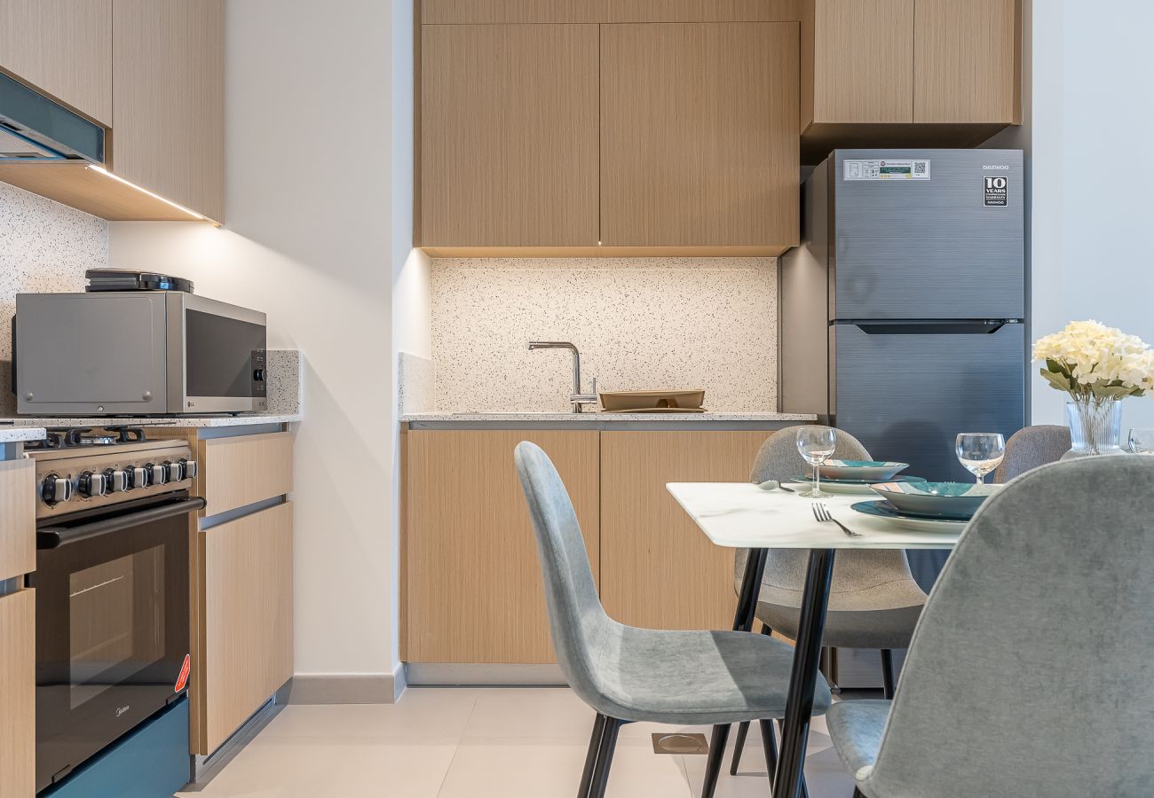Апартаменты на Dubai - Eccentric 1-Bedroom Apartment in Dubai Creek Harbour with Stunning Views