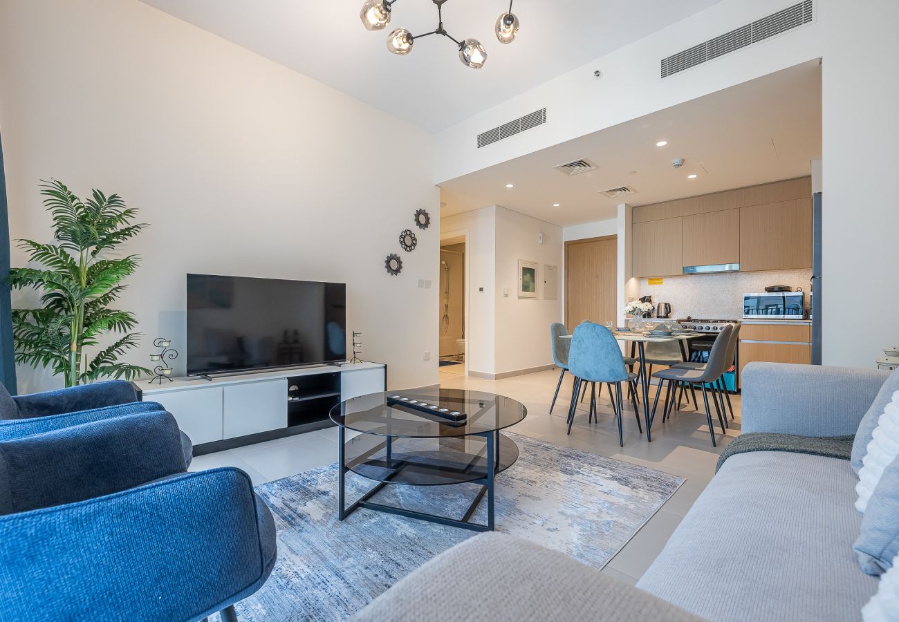 Апартаменты на Dubai - Eccentric 1-Bedroom Apartment in Dubai Creek Harbour with Stunning Views