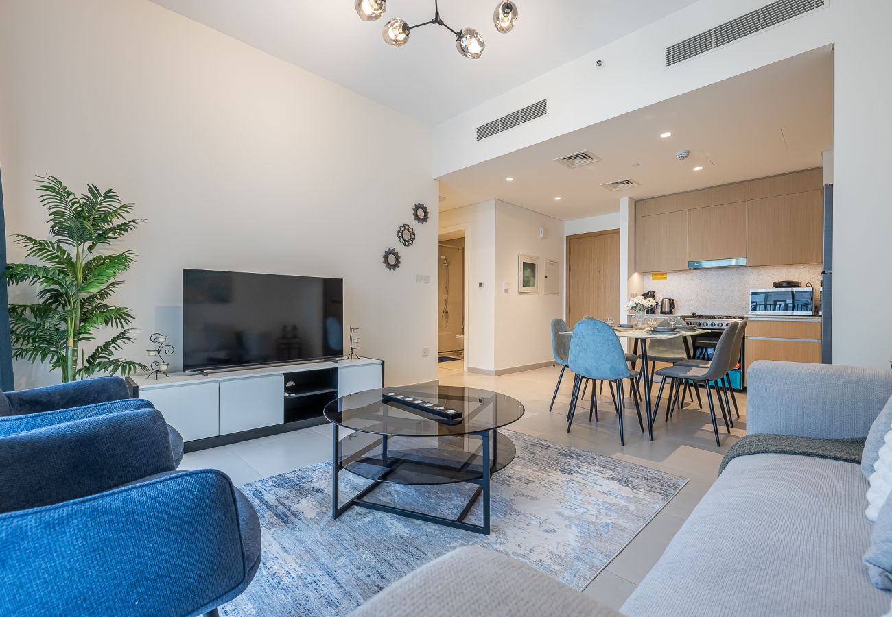 Апартаменты на Dubai - Eccentric 1-Bedroom Apartment in Dubai Creek Harbour with Stunning Views