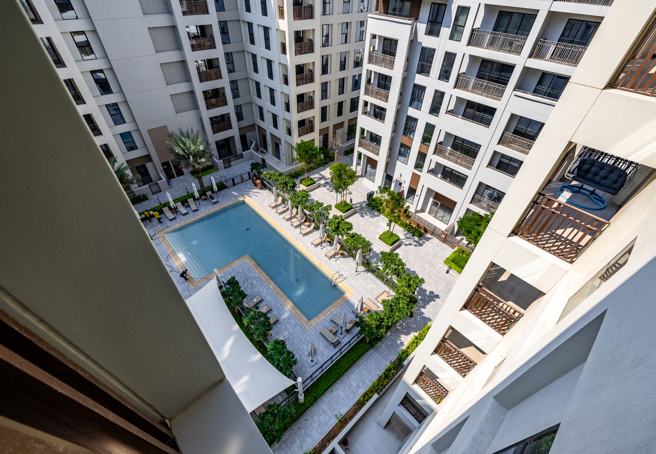 Апартаменты на Dubai - Eccentric 1-Bedroom Apartment in Dubai Creek Harbour with Stunning Views