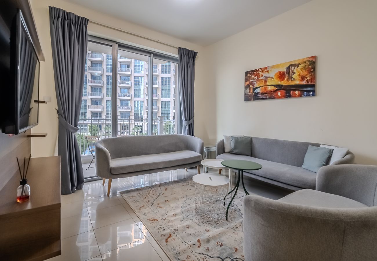Апартаменты на Dubai - Spacious 1BDR Apartment with partial Burj Khalifa view