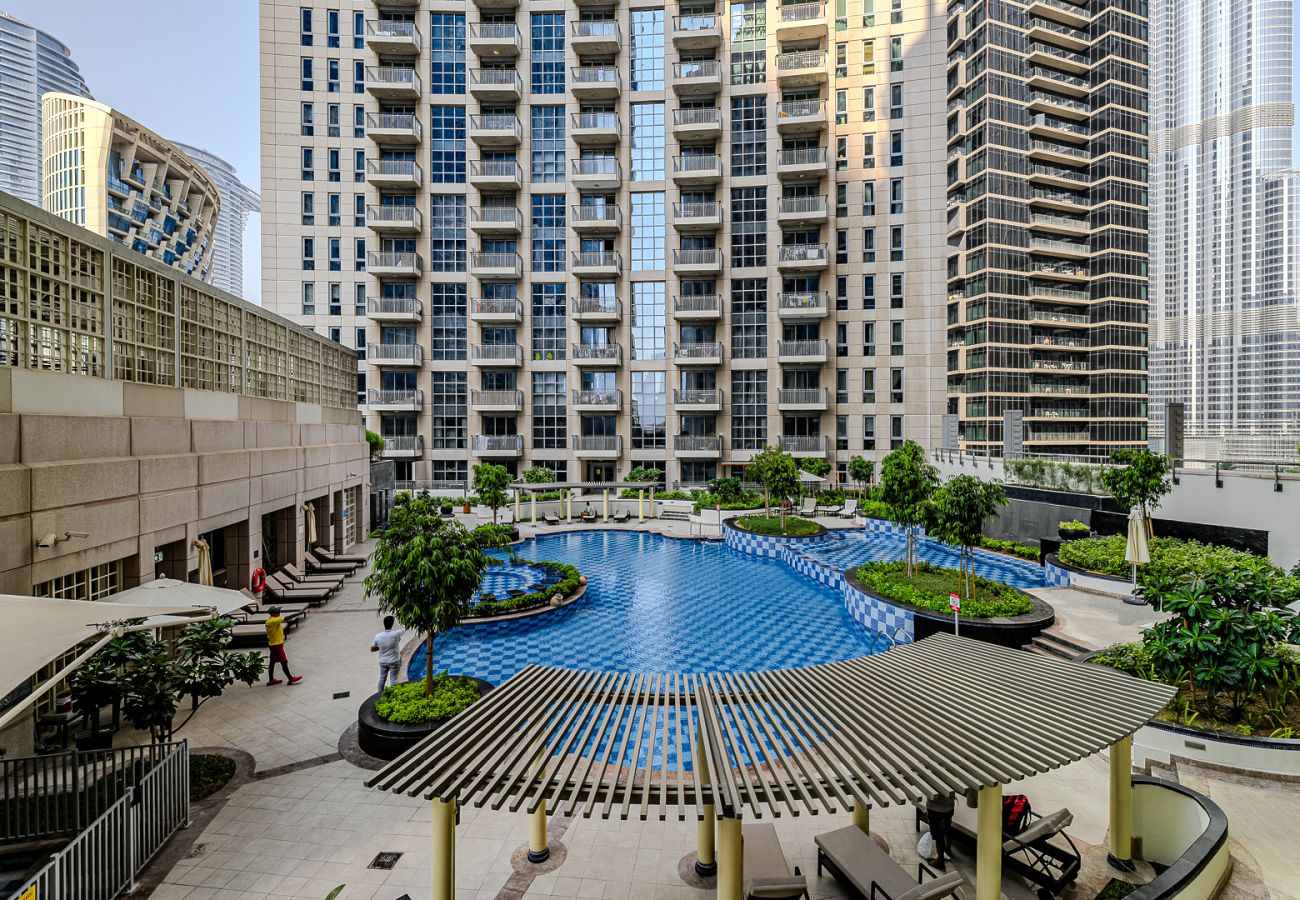 Апартаменты на Dubai - Spacious 1BDR Apartment with partial Burj Khalifa view