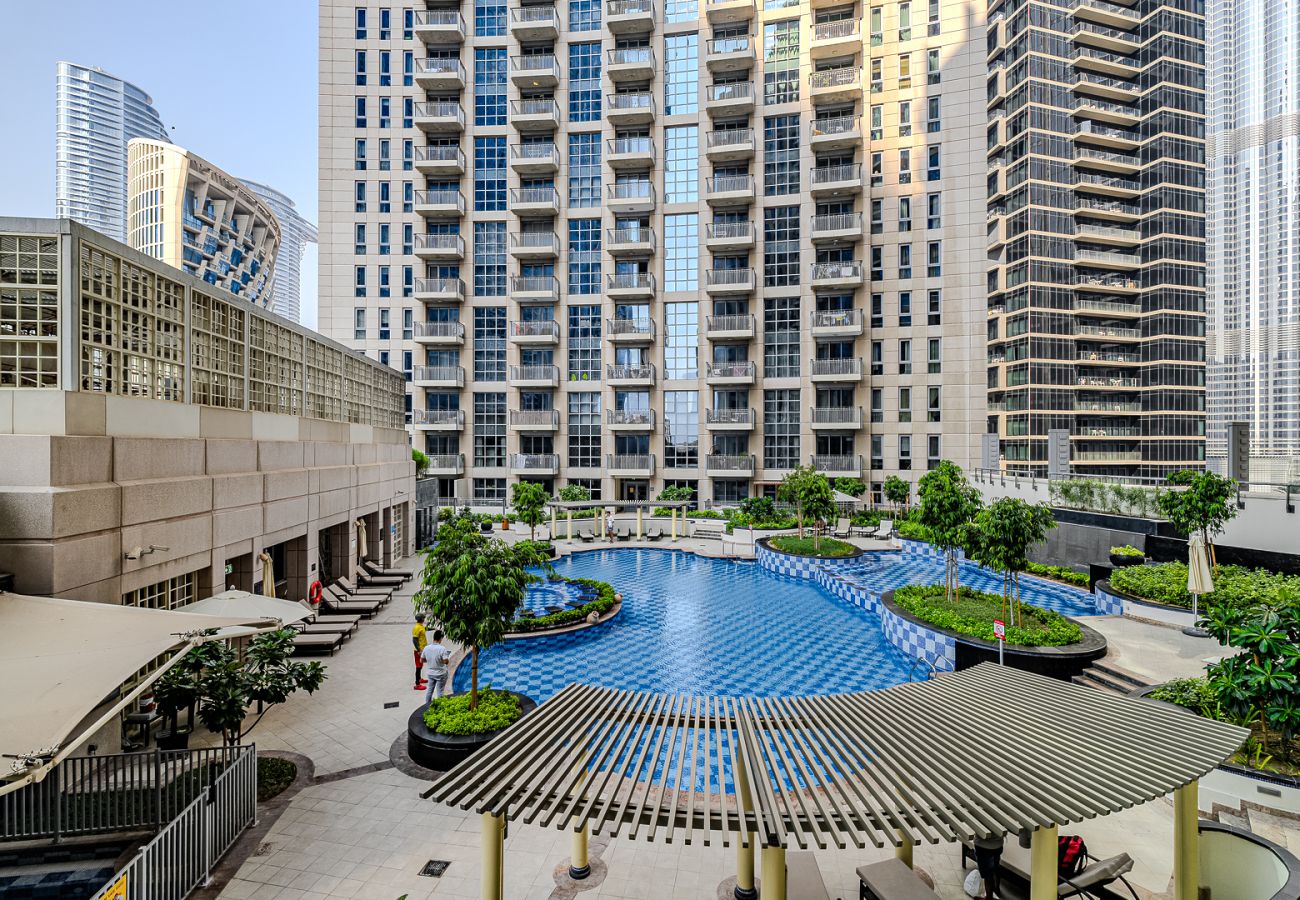 Апартаменты на Dubai - Spacious 1BDR Apartment with partial Burj Khalifa view