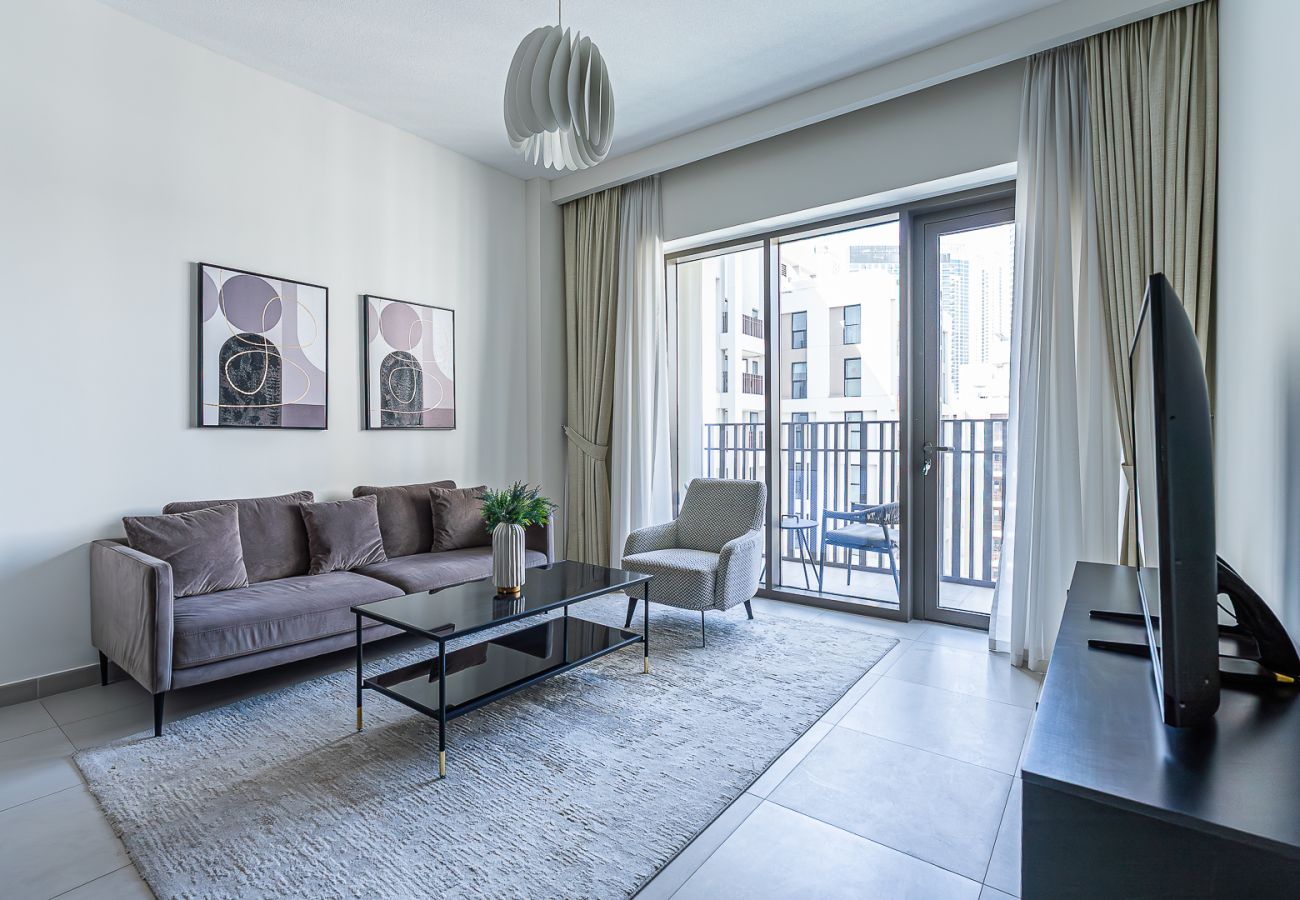 Апартаменты на Dubai - Elegant 1BDR apartment in Creek with Pool View