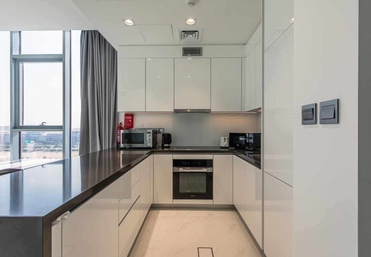 Apartment in Dubai - Lagoon-Facing 1BR Apartment | Residences 14, District One