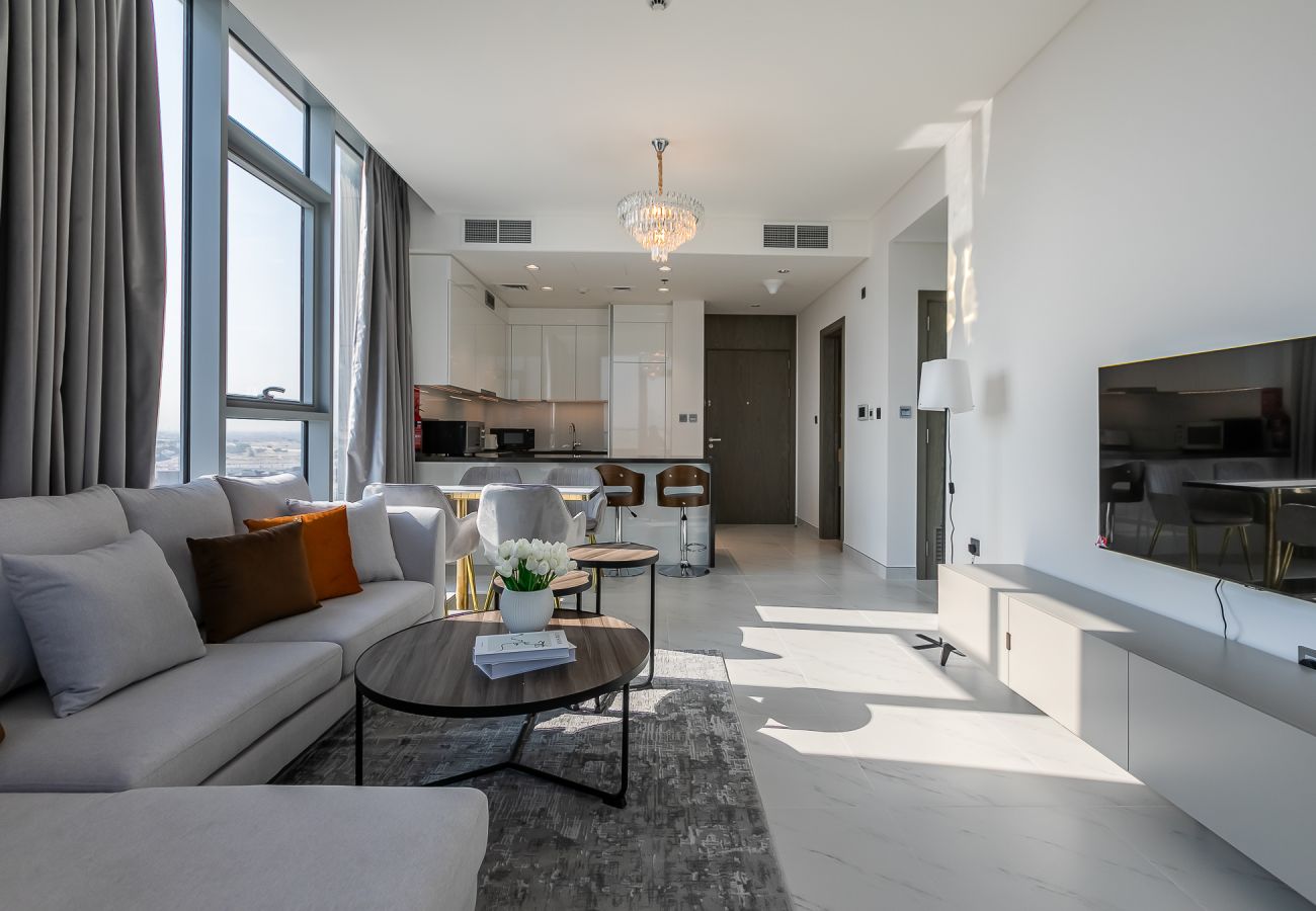 Apartment in Dubai - Lagoon-Facing 1BR Apartment | Residences 14, District One