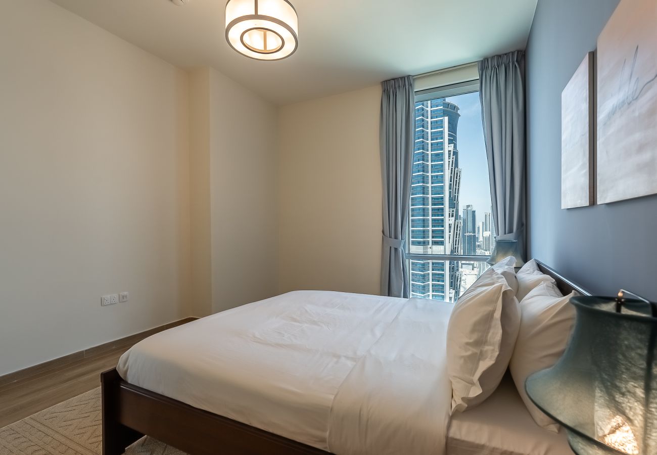 Apartment in Dubai - Elegant 3-Bedroom Apartment with Maid’s Room in Noora Tower – Al Habtoor City
