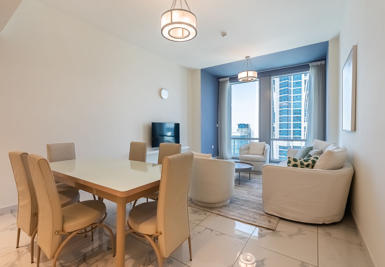 Apartment in Dubai - Elegant 3-Bedroom Apartment with Maid’s Room in Noora Tower – Al Habtoor City