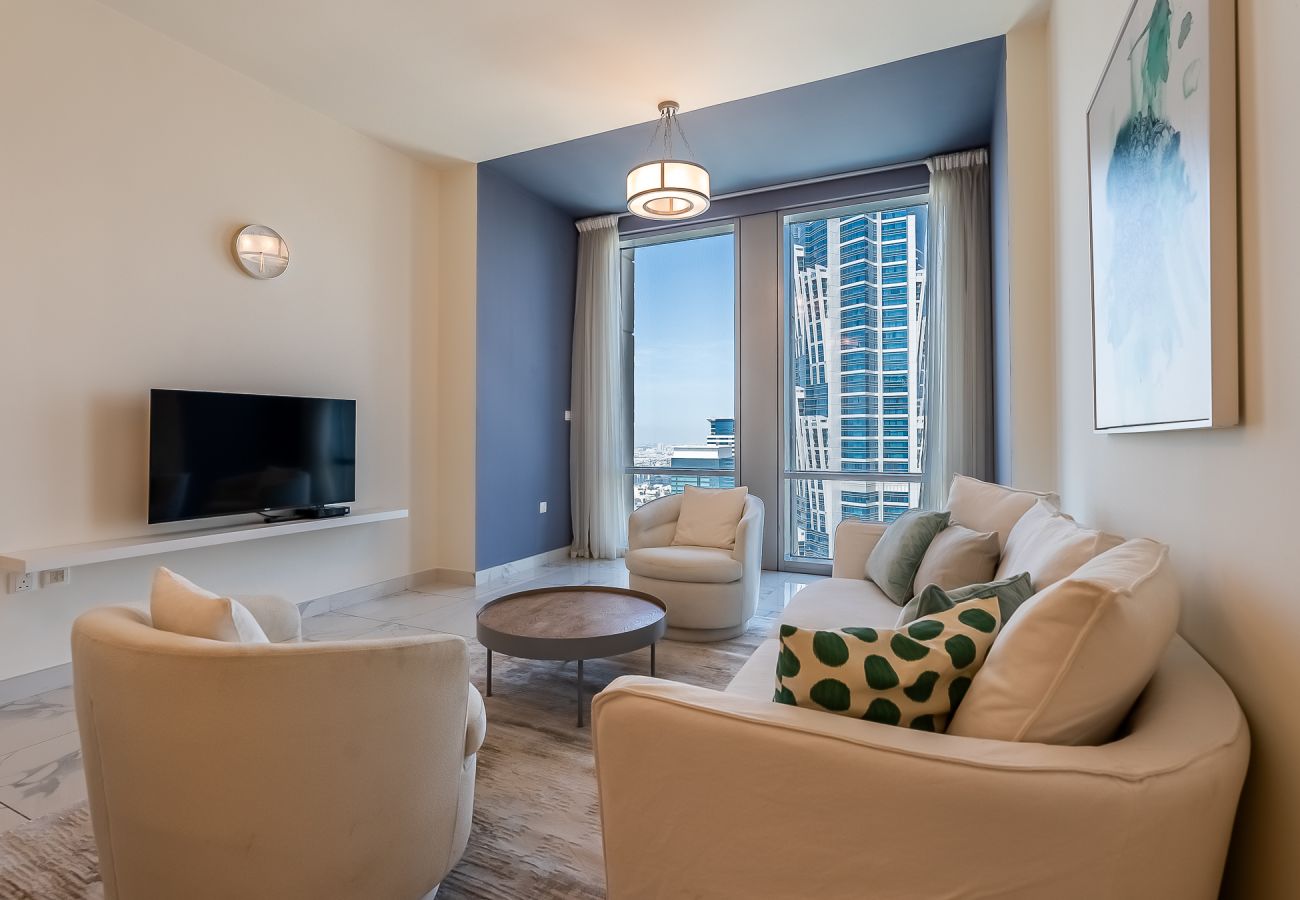 Apartment in Dubai - Elegant 3-Bedroom Apartment with Maid’s Room in Noora Tower – Al Habtoor City