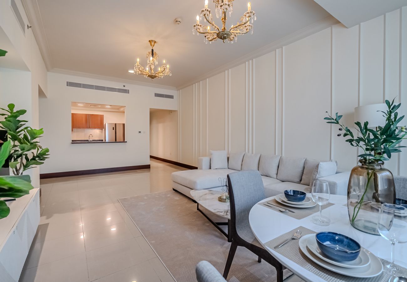 Apartment in Dubai - Apartment with Palm Jumeirah view I Golden Mile 