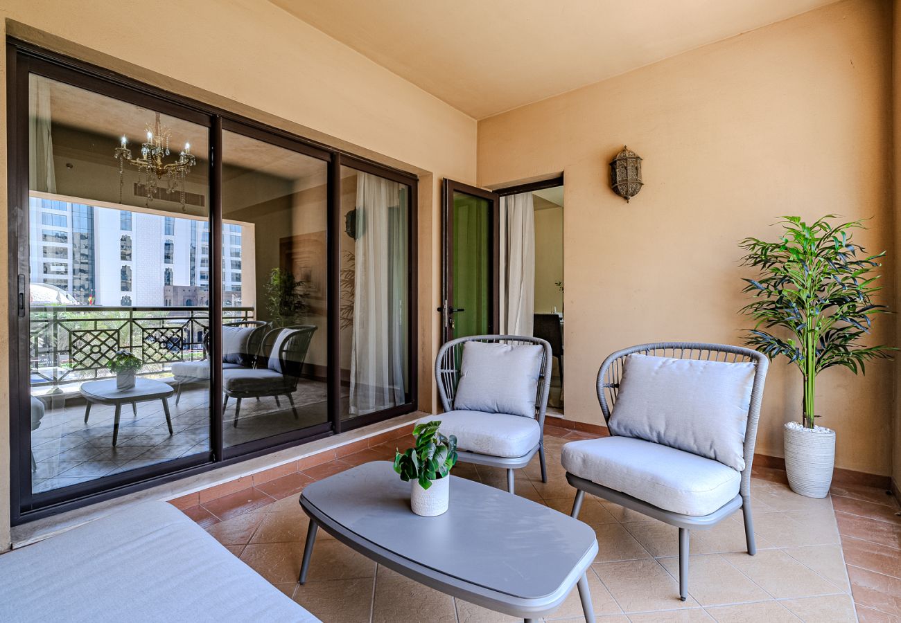 Apartment in Dubai - Apartment with Palm Jumeirah view I Golden Mile 