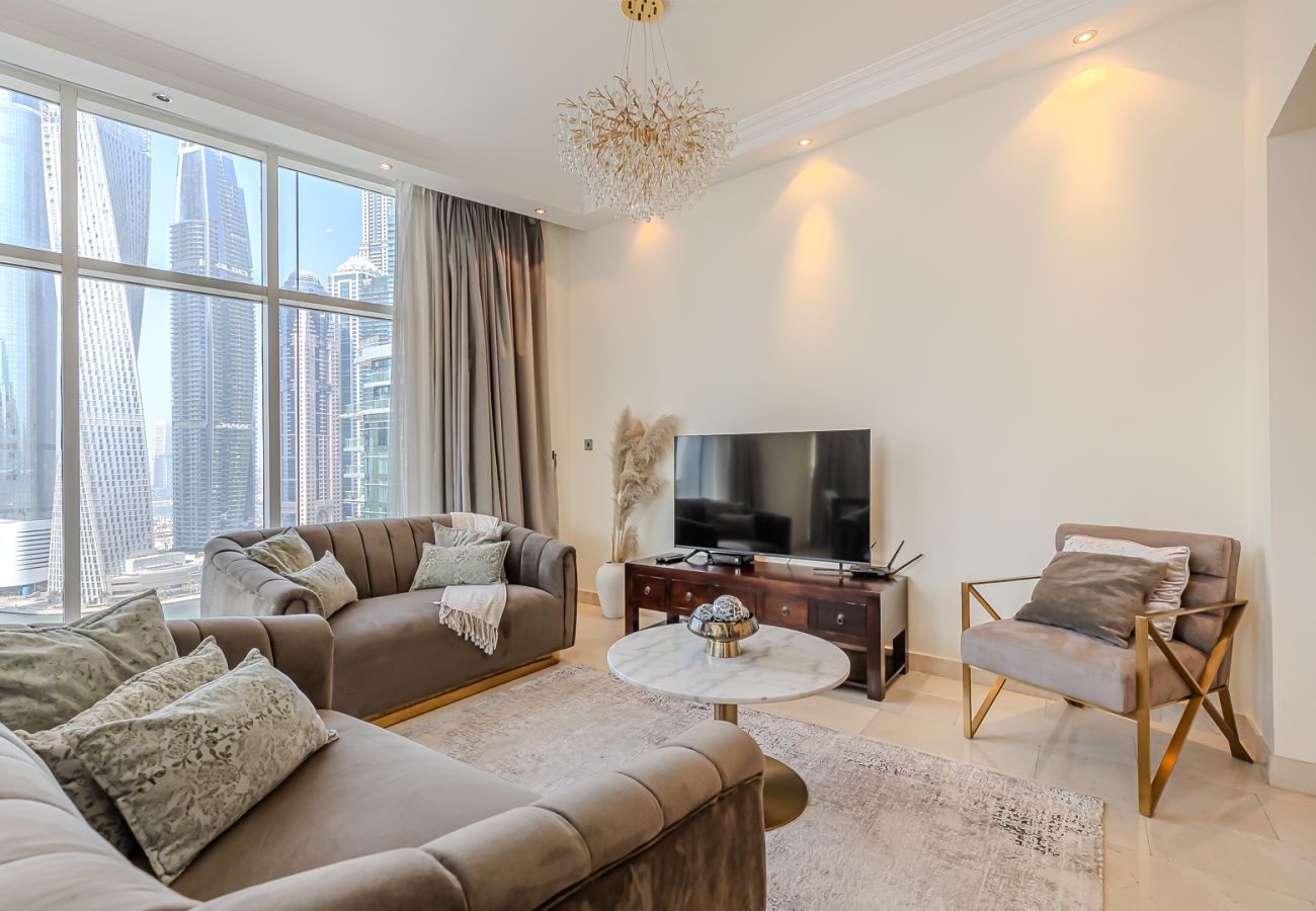 Apartment in Dubai - Spacious 3BDR Apartment in Marina with Office