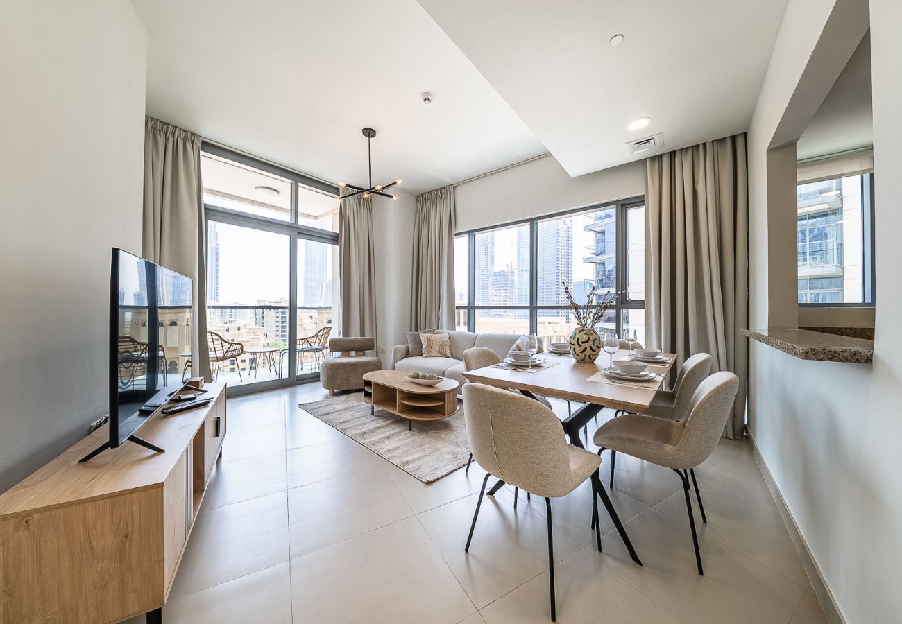 Apartment in Dubai - Burj Khalifa View I Modern Home I 2 Bedrooms 