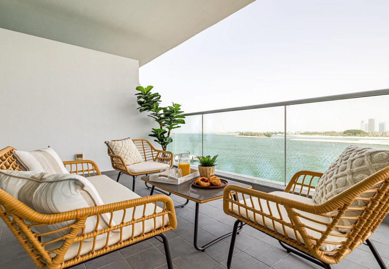 公寓 在 Dubai - 317 / 2BDR+maid room / Sea view / The Palm 