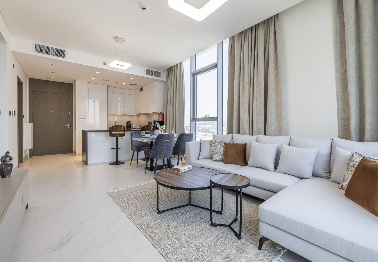 公寓 在 Dubai - Modern 1-Bedroom Apartment with Lagoon Views | Residences 15 – District One