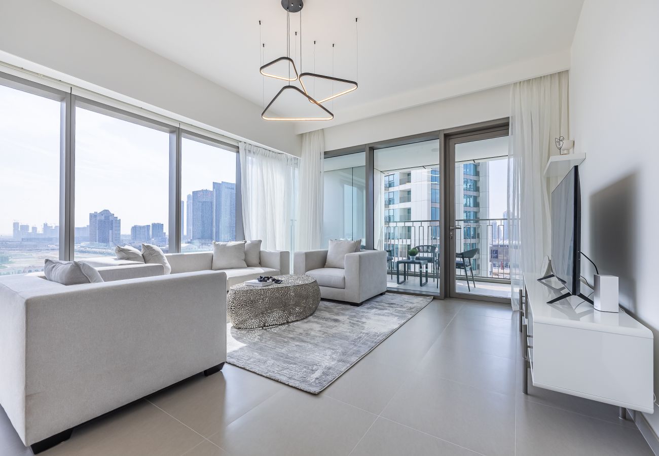 公寓 在 Dubai - 3BDR Apartment +  maid room I Burj Khalifa view I Downtown
