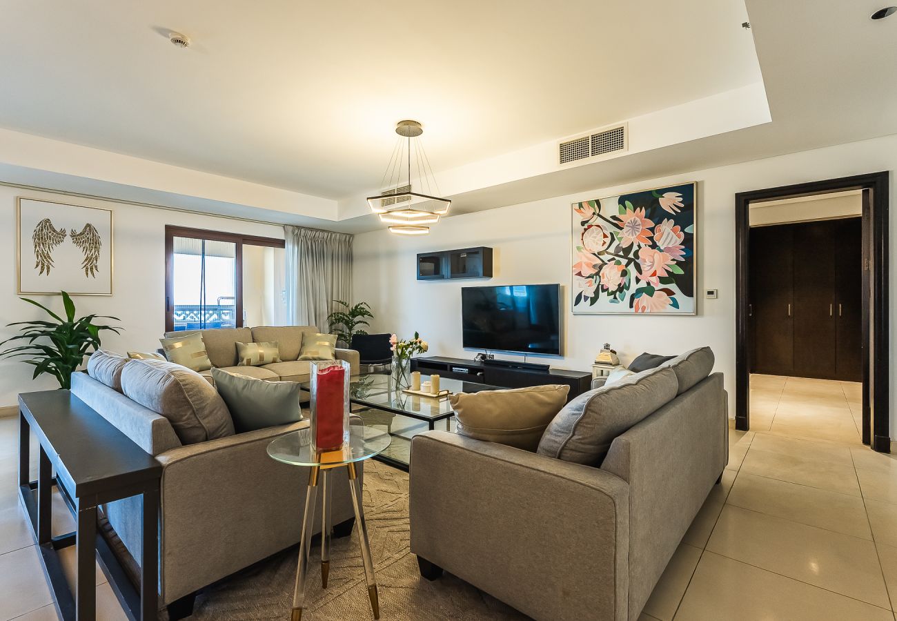 公寓 在 Dubai - Renovated 4BDR in Palm Jumeirah