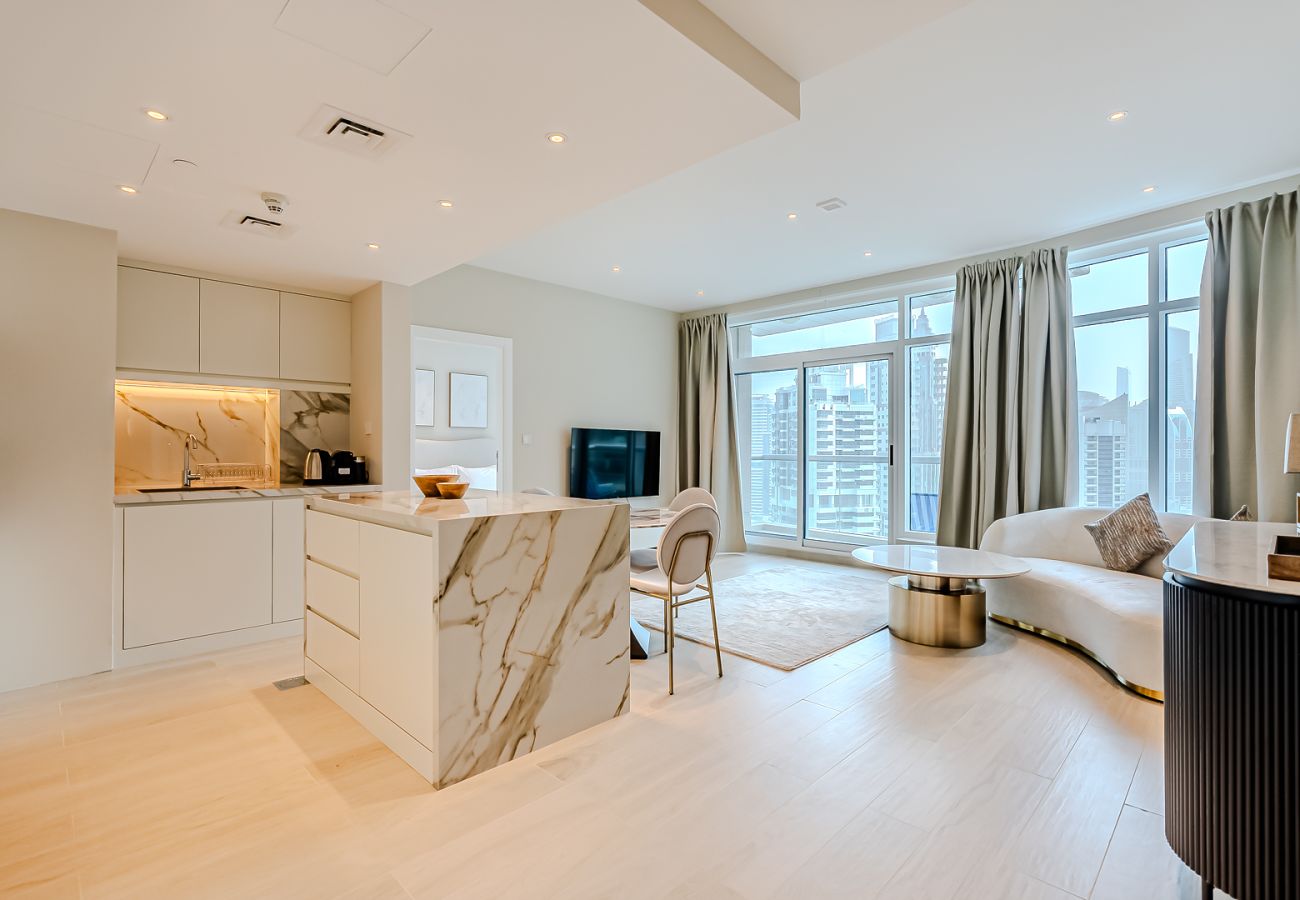 公寓 在 Dubai - Newly renovated 1 BDR apartment in Dubai Marina