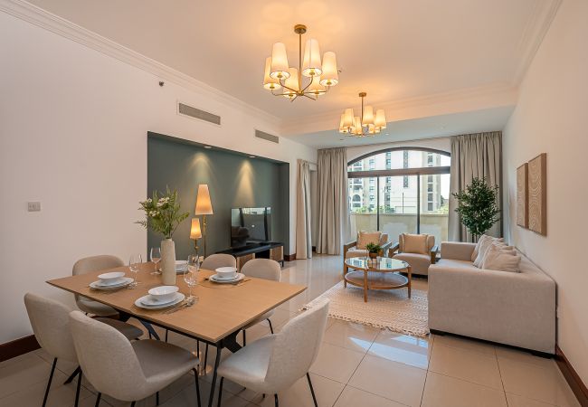  在 Dubai - Elegant 1BDR apartment in Palm Jumeirah view I Golden Mile 