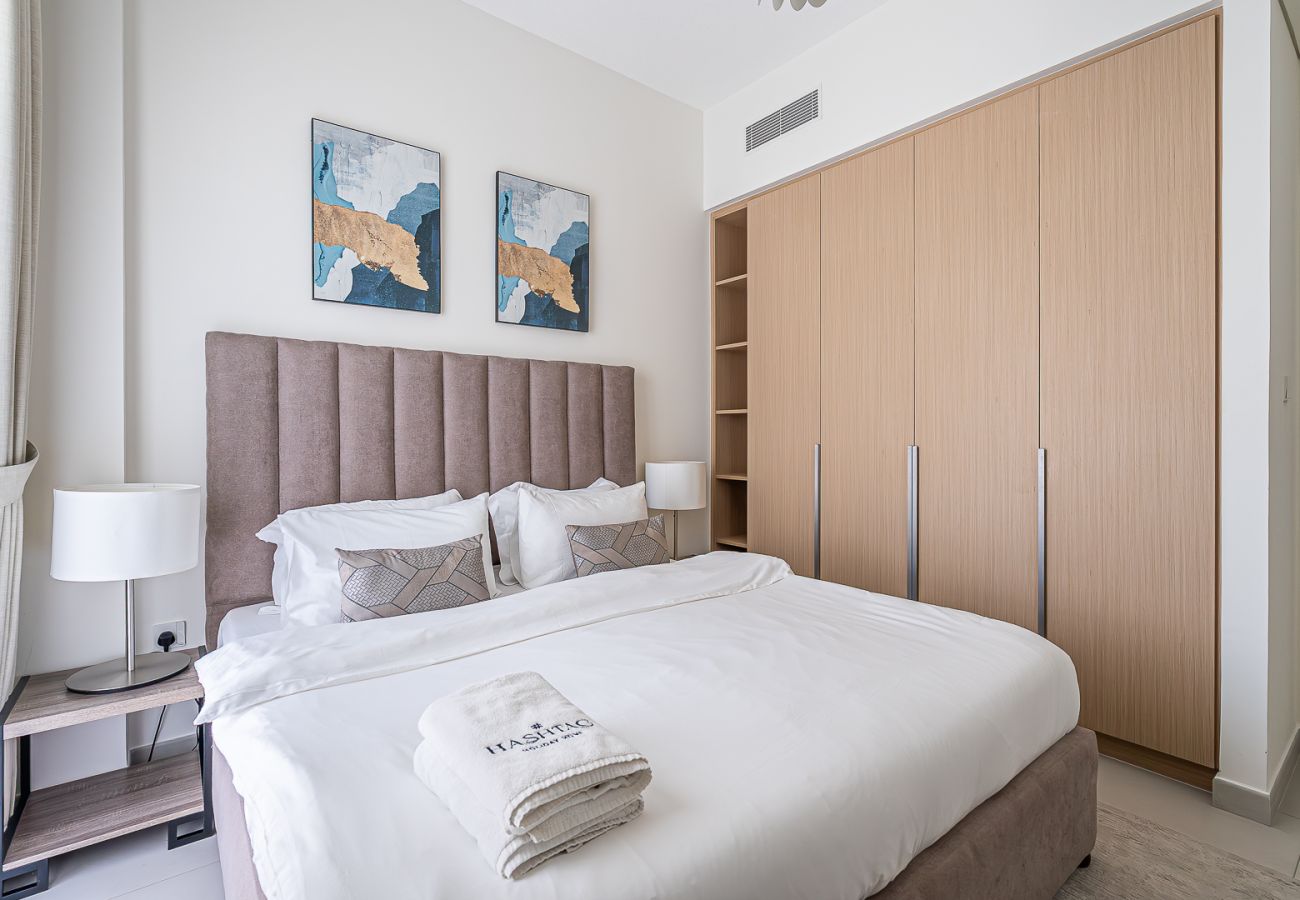 公寓 在 Dubai - Elegant 1BDR apartment in Creek with Pool View