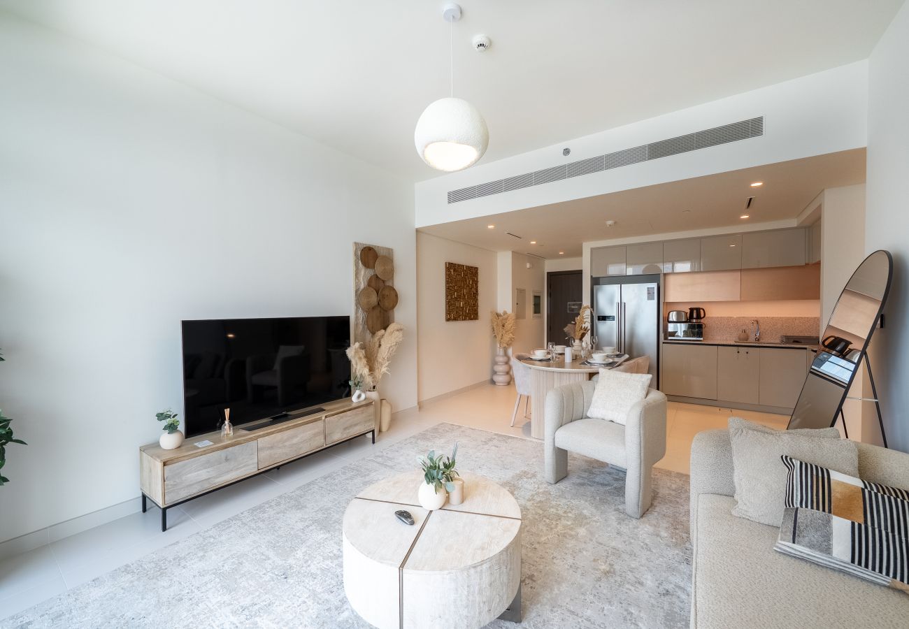 公寓 在 Dubai - Boho-Chic 2BR with Stunning Sea Views | Marina Vista – Emaar Beachfront