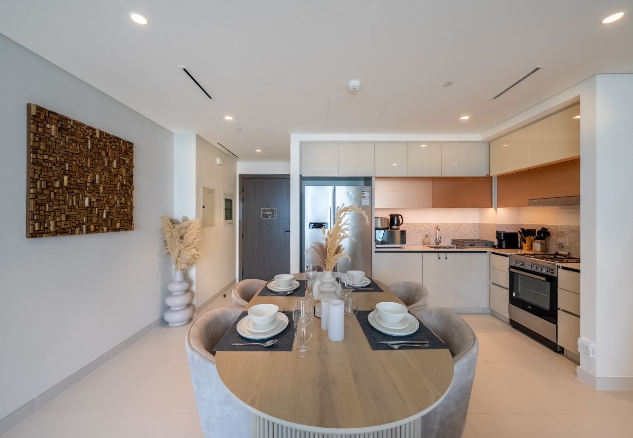 公寓 在 Dubai - Boho-Chic 2BR with Stunning Sea Views | Marina Vista – Emaar Beachfront