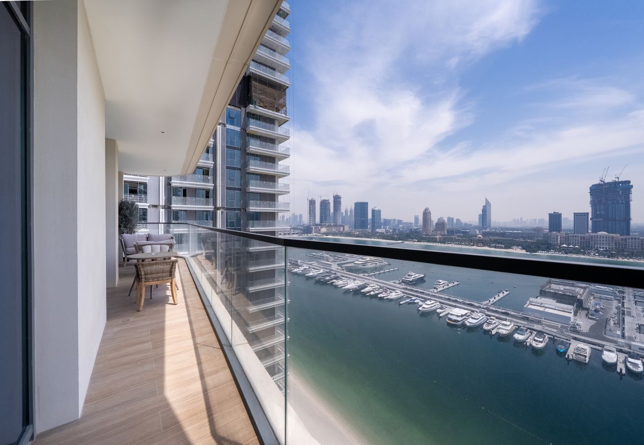公寓 在 Dubai - Boho-Chic 2BR with Stunning Sea Views | Marina Vista – Emaar Beachfront