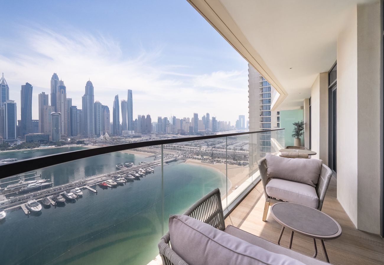 公寓 在 Dubai - Boho-Chic 2BR with Stunning Sea Views | Marina Vista – Emaar Beachfront