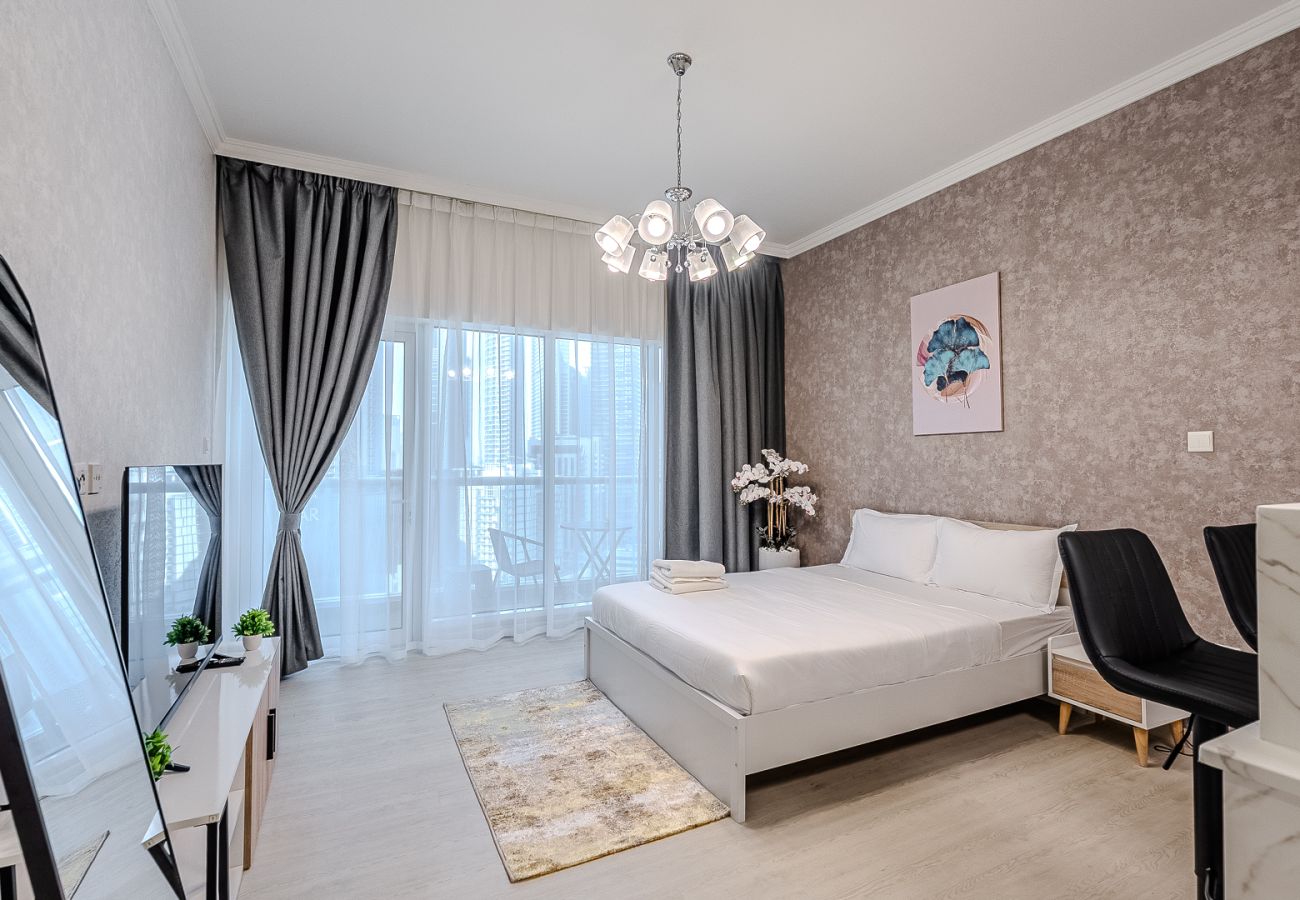 公寓 在 Dubai - Stylish Studio apartment in Downtown Dubai I Burj Al Nujoom