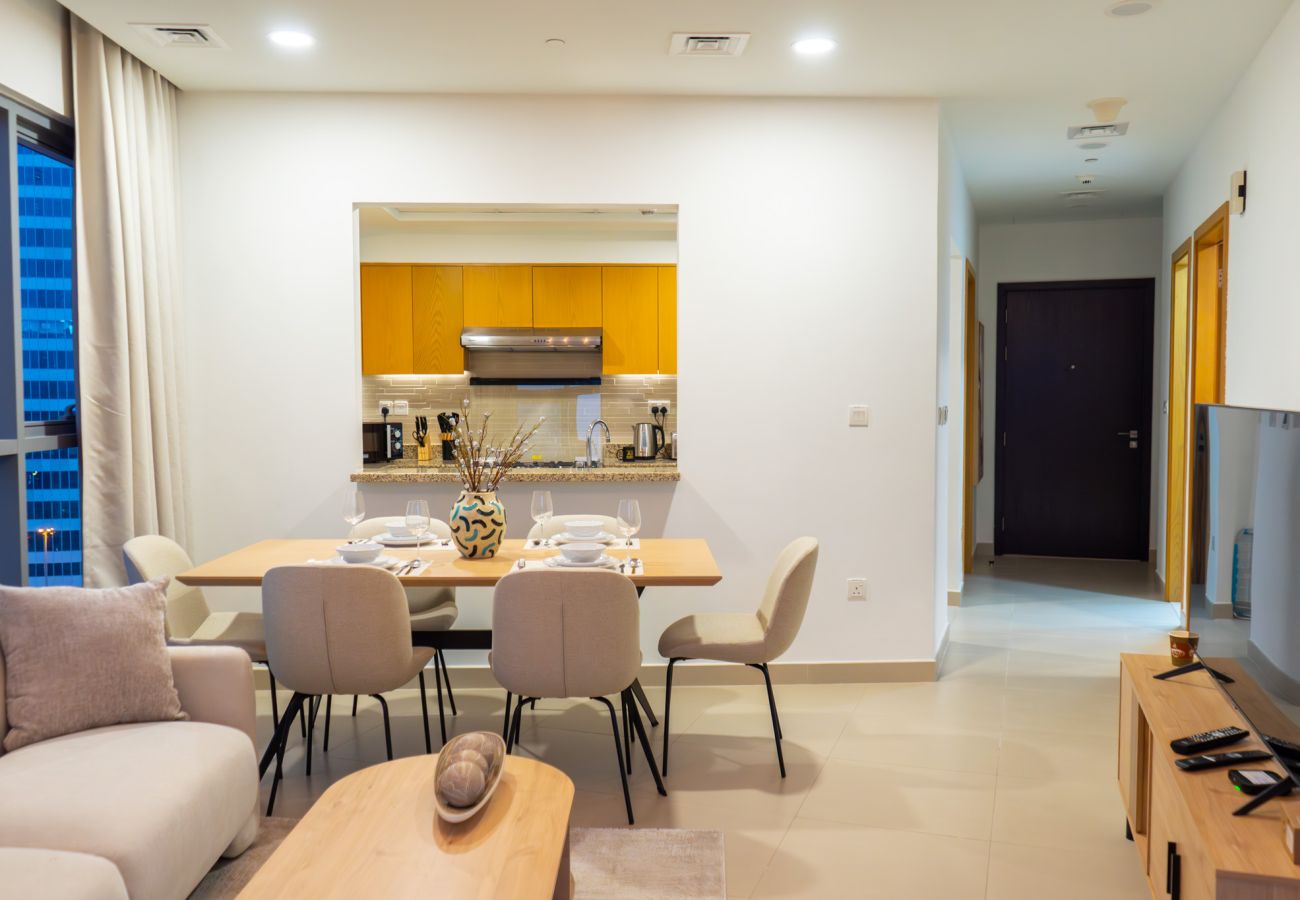 公寓 在 Dubai - Burj Khalifa View I Modern Home I 2 Bedrooms 