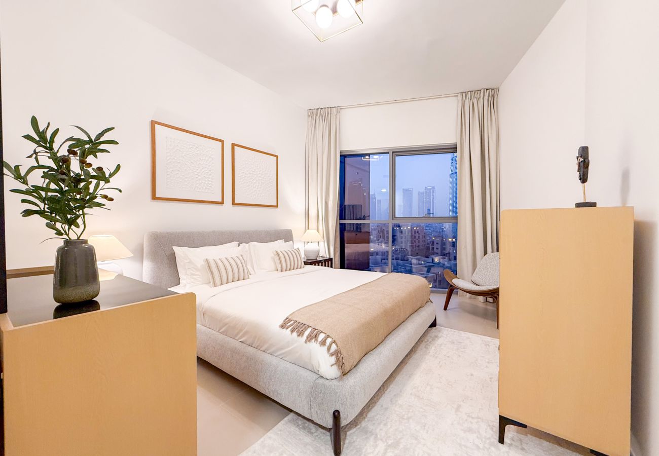 公寓 在 Dubai - Burj Khalifa View I Modern Home I 2 Bedrooms 