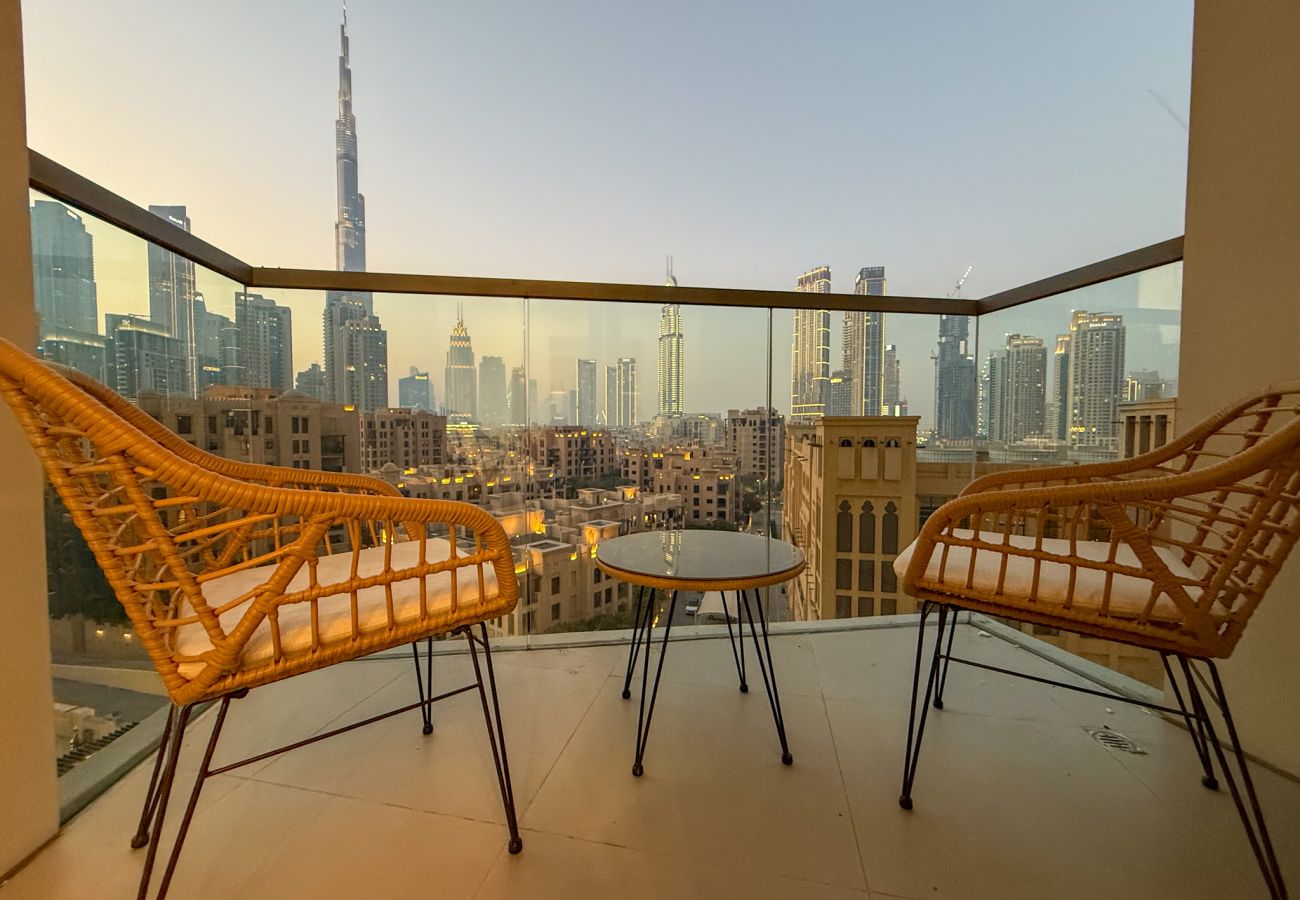 公寓 在 Dubai - Burj Khalifa View I Modern Home I 2 Bedrooms 