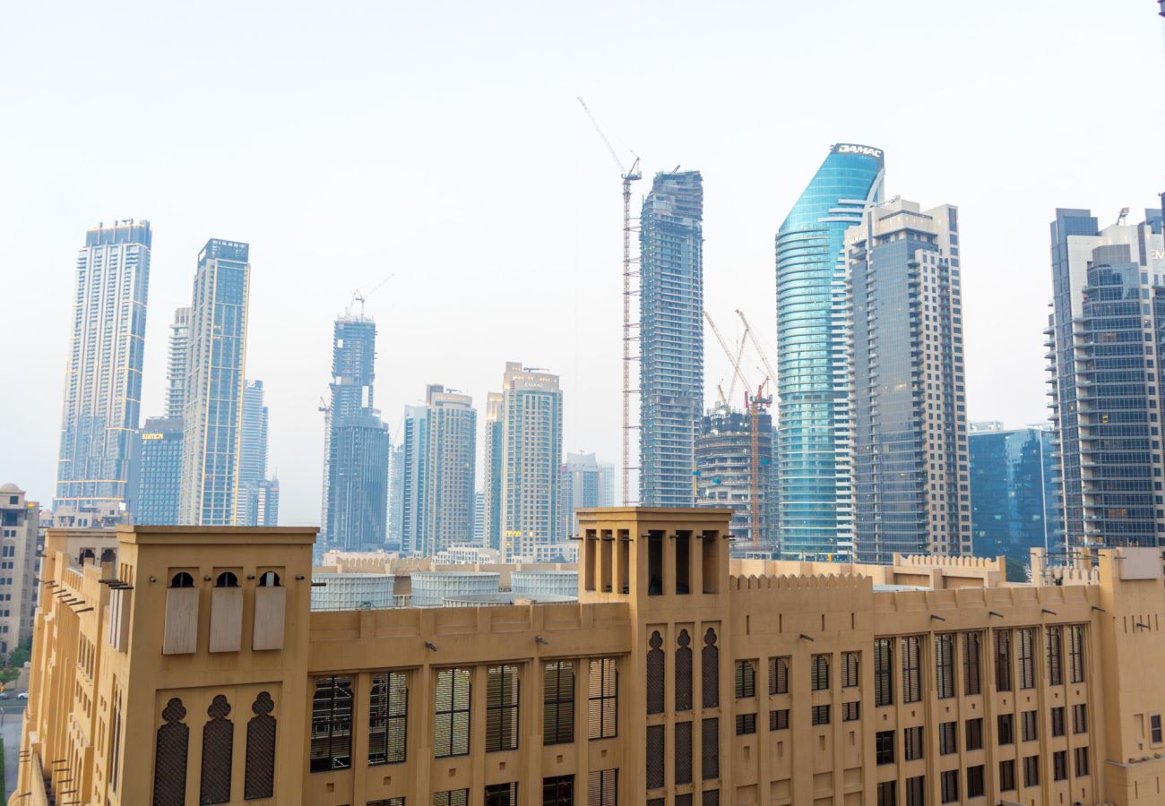 公寓 在 Dubai - Burj Khalifa View I Modern Home I 2 Bedrooms 