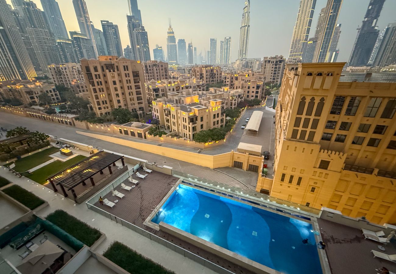 公寓 在 Dubai - Burj Khalifa View I Modern Home I 2 Bedrooms 